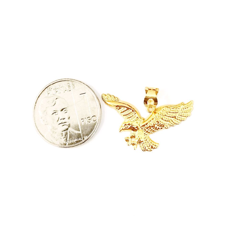 18k Saudi Gold V2 Eagle Pendant - SKU-LNDX2Y93