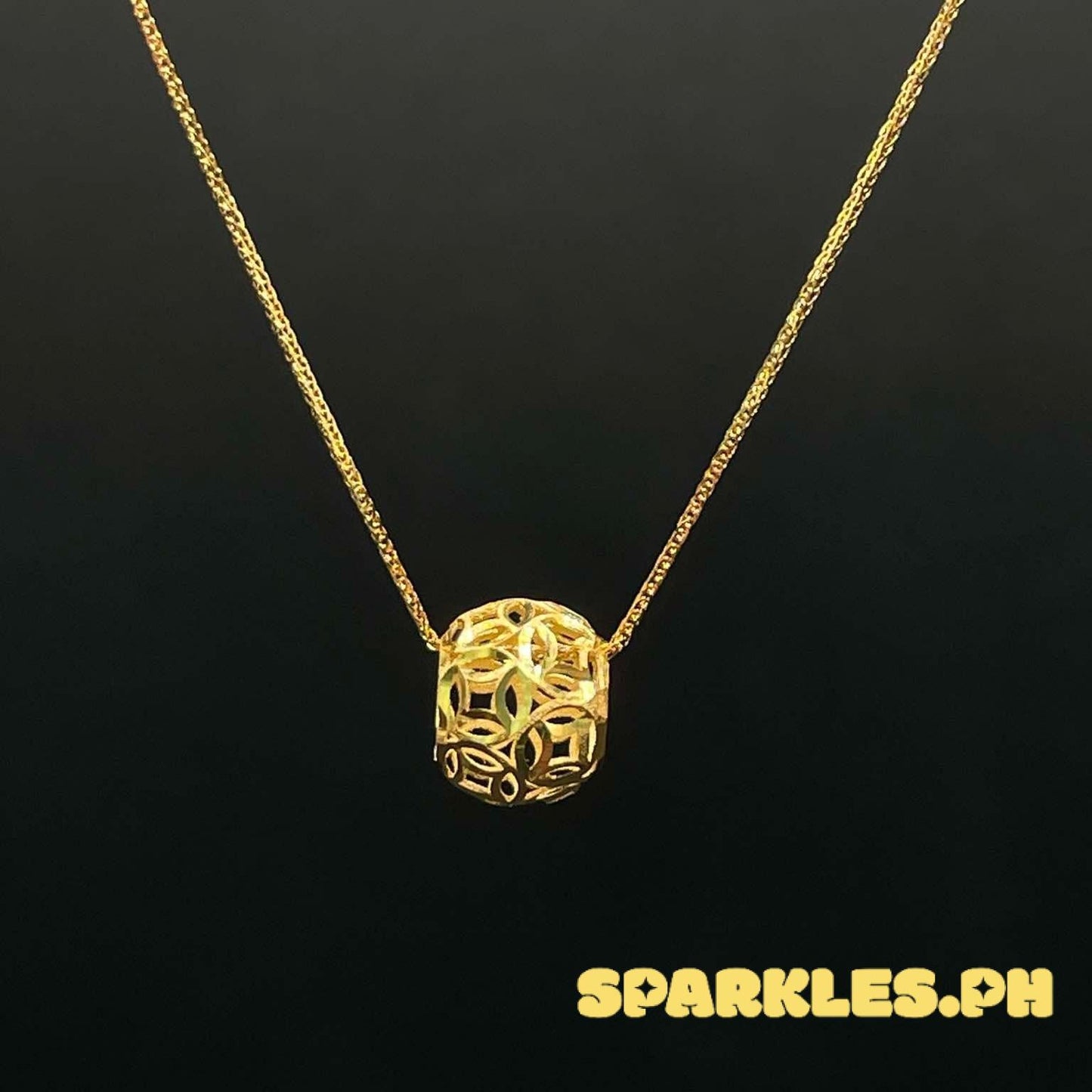 Foxtail Money Catcher Ball Set Necklace