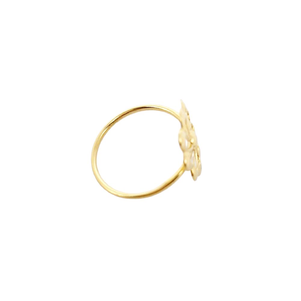 TURBINE RING - 18K GOLD SAUDI GOLD MAKINANG