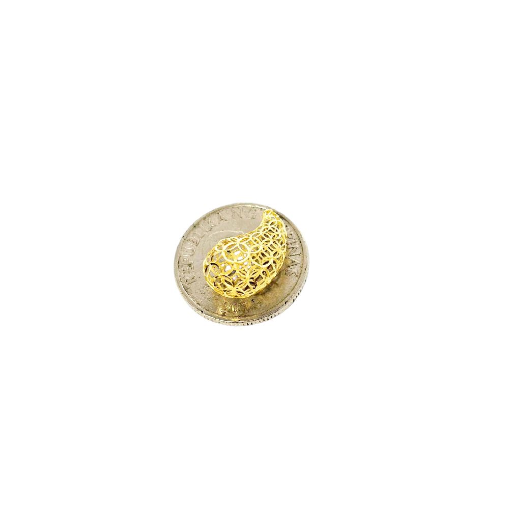 18k Saudi Gold Money Catcher Teardrop - SKU-KC7CMY8S