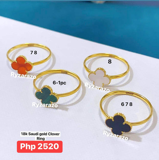 Clover 18k Ring